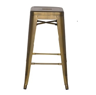 M-94115 Metal Barstool Brushed Copper