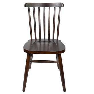 JY-121 Walnut Color Wood Chair